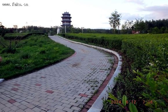 法库东湖新城秀丽风光