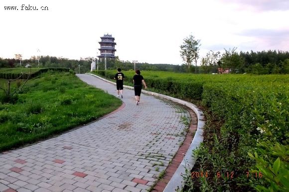 法库东湖新城秀丽风光