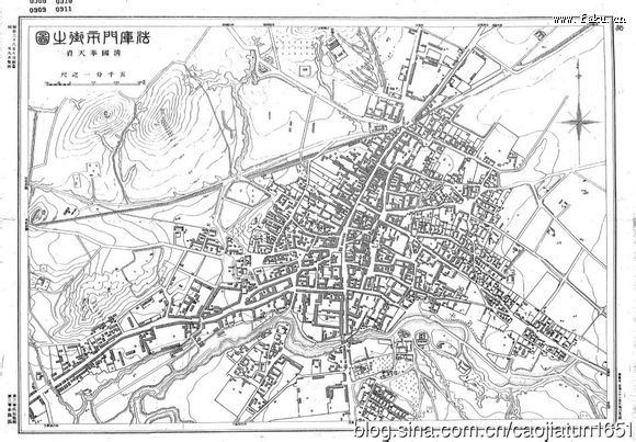 1905年的《法库门市街之图》 1905年的《法库门市街之图》