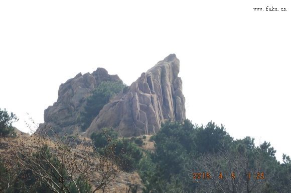 早春第一景致蛇山沟南大山